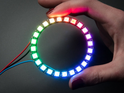 Модуль NeoPixel Ring 24 x WS2812B RGB LED Модуль NeoPixel Ring 24 x WS2812B RGB LED