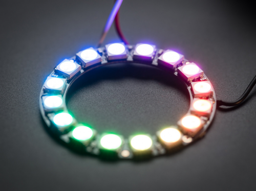 Модуль NeoPixel Ring 16 x WS2812B RGB LED Модуль NeoPixel Ring 16 x WS2812B RGB LED