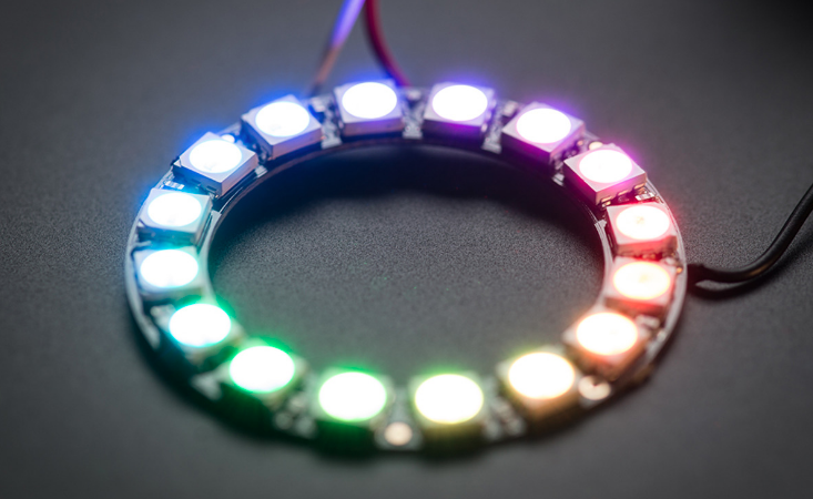 Модуль NeoPixel Ring 16 x WS2812B RGB LED Модуль NeoPixel Ring 16 x WS2812B RGB LED
