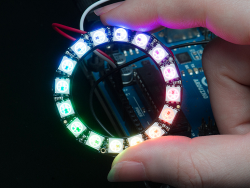 Модуль NeoPixel Ring 16 x WS2812B RGB LED Модуль NeoPixel Ring 16 x WS2812B RGB LED