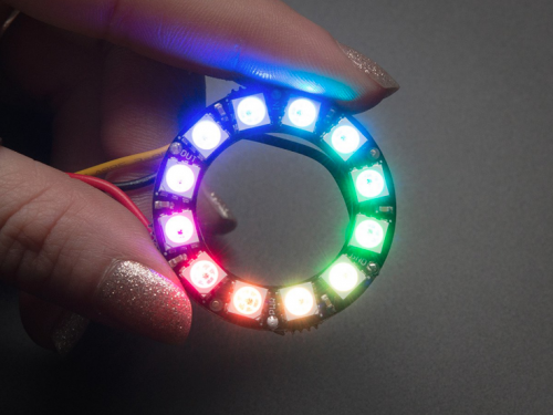 Модуль NeoPixel Ring 12 x WS2812B RGB LED Модуль NeoPixel Ring 12 x WS2812B RGB LED