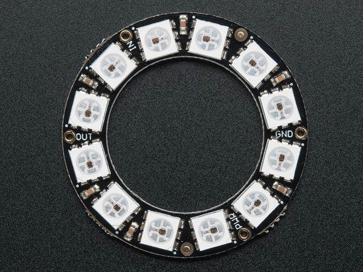 Модуль NeoPixel Ring 12 x WS2812B RGB LED