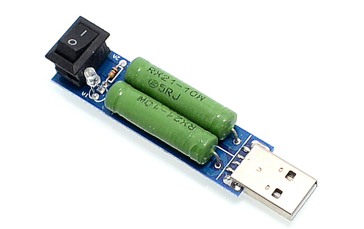 USB нагрузка на 1 и 2 Ампер USB нагрузка на 1 и 2 Ампер