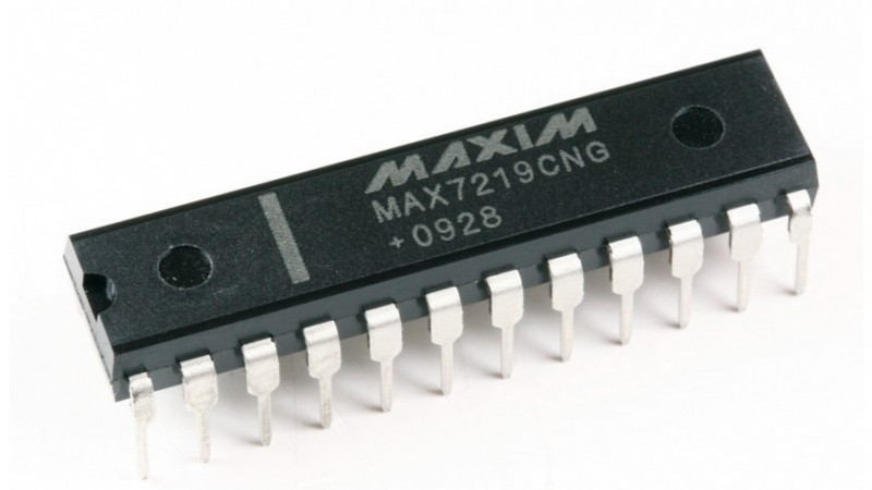Драйвер индикаторный 7 сегментный MAX7219 Драйвер индикаторный 7 сегментный MAX7219