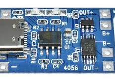 Модуль заряда/защиты BMS для 1S Li-Ion 18650.Type-C USB