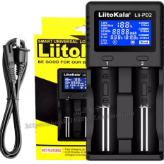 Универсальное зарядное устройство LiitoKala на 2 и 4 аккумулятора