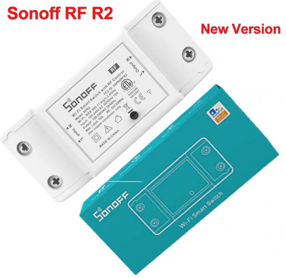 Sonoff Basic WiFi реле  + RF пульт