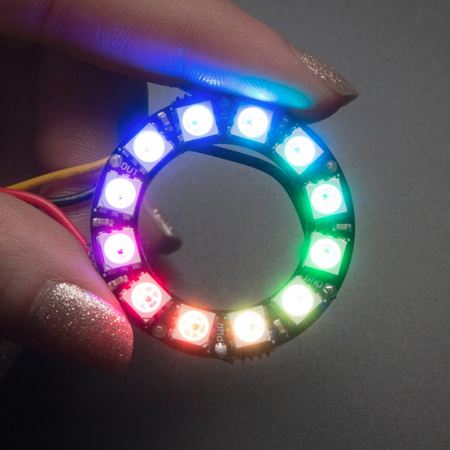 Светодиодный модуль NeoPixel Ring 12 x WS2812B RGB LED