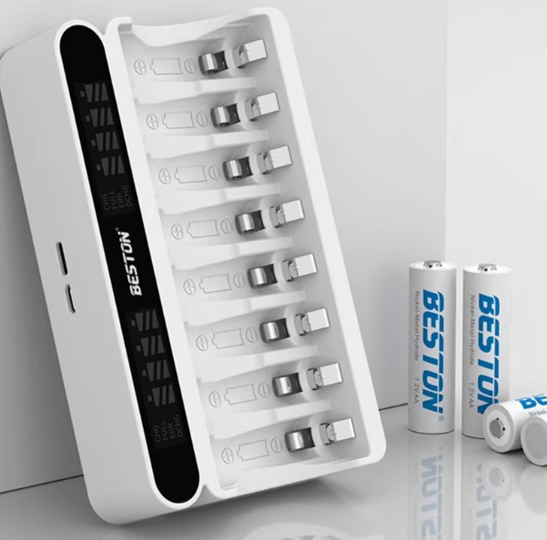 Зарядное устройство BESTON C9023 для аккумуляторных батареек 1.2V AA / AAA