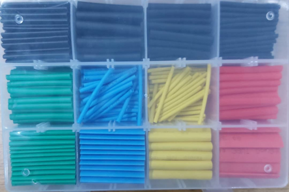 Набор цветных термоусадочных трубок 530 шт.