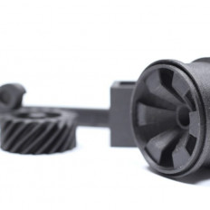 Пластик PLA Carbon Fiber 1.75 для 3D принтера 0.5 кг (карбон/черный)