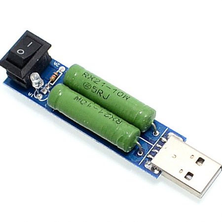 USB нагрузка на 1 и 2 Ампер