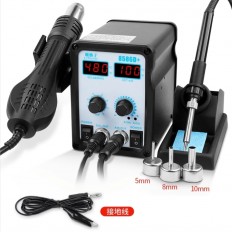 Паяльная станция 8586D+ (паяльник с термофеном)