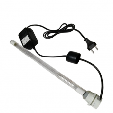 УФ лампа погружная с кожухом 10W + БП (Полный комплект)