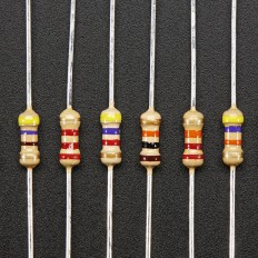 Резисторы 0.25W (от 1Ом до 1МОм)