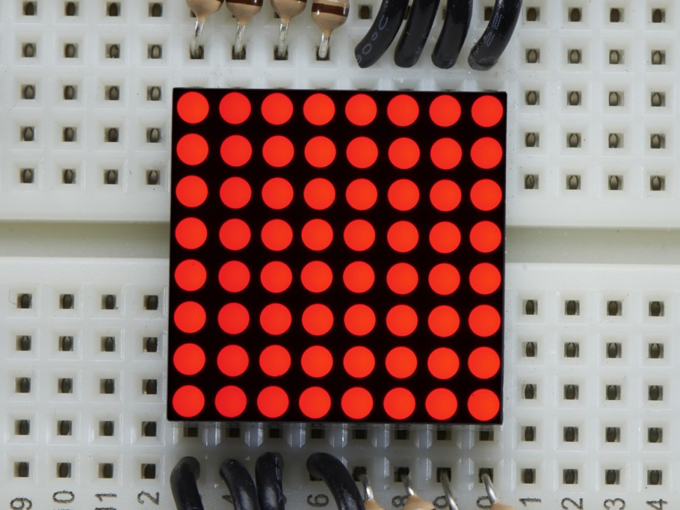 Светодиодная матрица 8x8 (красная)