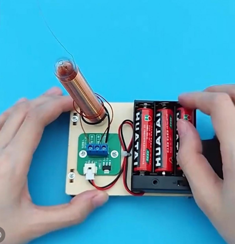 DIY катушка индуктивности ночник