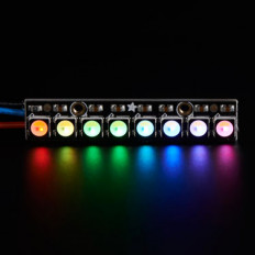 Светодиодный модуль NeoPixel Stick 8 x WS2812B RGB LED