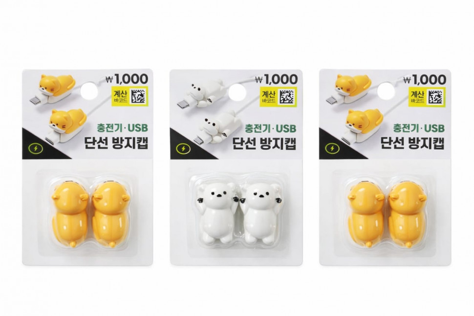 Защитные капы для USB-кабеля (набор 2 шт.)