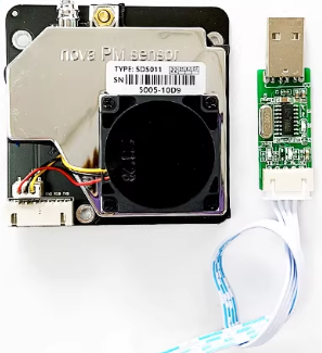 Лазерный датчик твердых частиц  PM2.5  SDS011 (датчик качества воздуха)