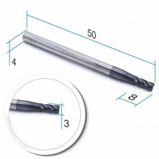 Четырехзаходная спиральная фреза AAEP4LX03