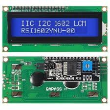 Дисплей 16x2 с I2C модулем