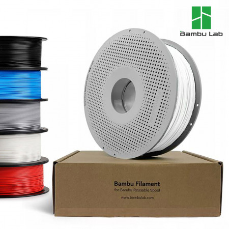 PLA Basic пластика Bambu lab 1.75 мм 1кг., серый