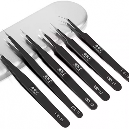 Набор антистатических пинцетов 6шт (EDS-10/11/12/13/14/15)