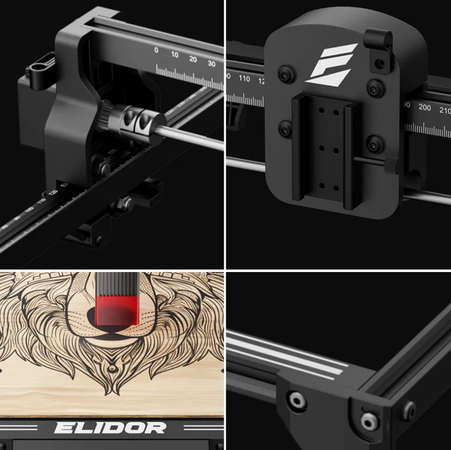 Лазерный гравер "Elidor Z6" - 6Вт, 300x300мм