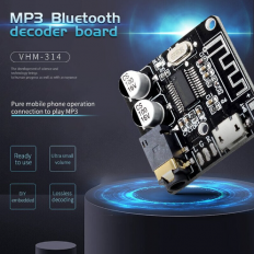 Модуль MP3 Bluetooth 5.0 / VHM-314 (Type-C, без потерь, стерео плата с декодером)