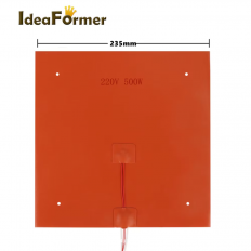 Нагревательный коврик, мат для 3D принтера 235x235 мм, 220В 500Ватт