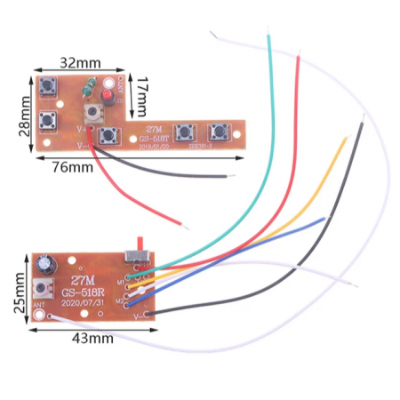 5х канальный пульт дистанционного управления