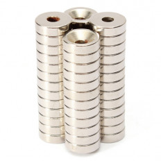 Магниты неодимовые с отверстием